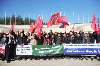 Uludağ Üniversitesi'nde cihatçı çete yanlılarından eylem