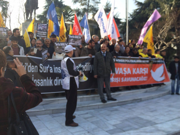 Saray'ın savaşına karşı Bursa'da emekçiler "Hizmet üretmiyoruz" dedi