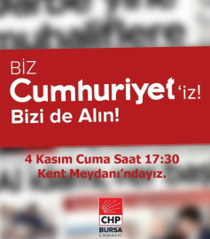 CHP, Cumhuriyet Gazetesi için sokağa çıkıyor