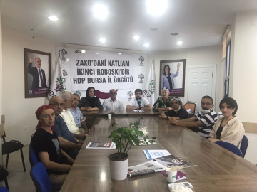 HDP Bursa İl Örgütü: ZAHO’da işlenen insanlık ve savaş suçudur