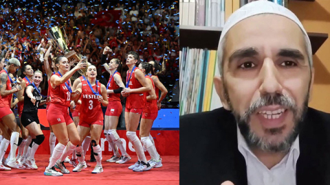 Vaiz Voleybol Milli Takımı'nı hedef gösterdi, cemaat camiyi terk etti