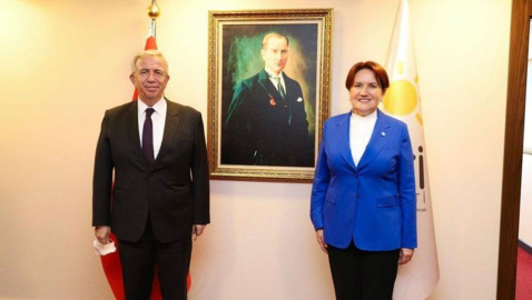 Mansur Yavaş ve Meral Akşener görüşmesi başladı