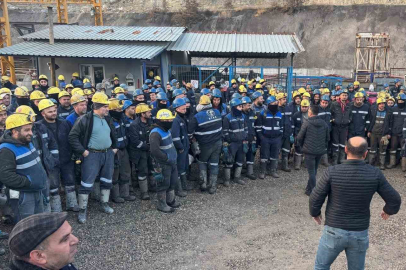 Çayırhan Termik Santralinin özelleştirmesine karşı işçiler madene kapandı