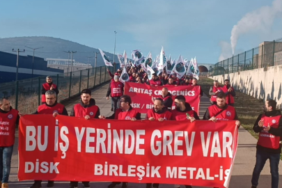 Birleşik Metal Bursa Şubesi grev yasağını tanımadı: Arıtaş Kriyojenik’te grev başladı