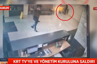 KRT TV binasına saldırı