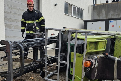 Bursa'da forkliftin altında kalan işçi hayatını kaybetti